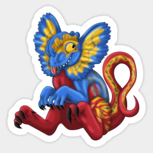 Dilophosaurus: BlueFace Sticker